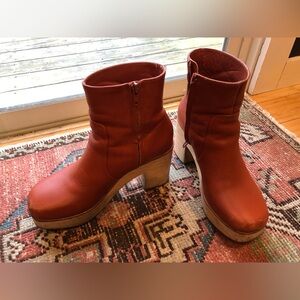 Size 9 Charlotte Stone “Paz” boots in Sienna